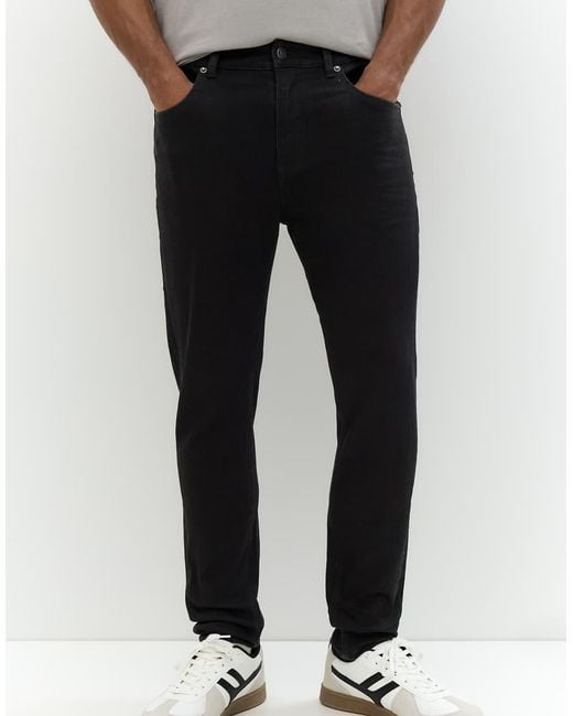 Pull&Bear Gray Basic Skinny Jeans for men