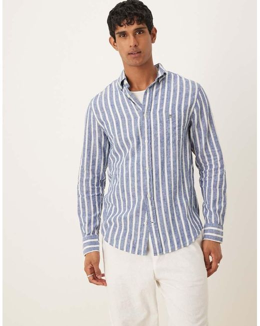 Camicia Regular Fit di Gant in Blue da Uomo