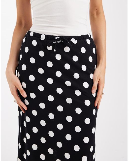 Threadbare White Jersey Maxi Skirt
