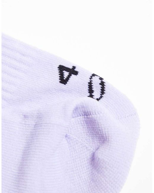 4505 Blue Icon Running Socks With Arch Support And Anti Bacterial Finish for men
