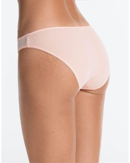 Oysho White 5 Classic U-Cut Rib Cotton Briefs