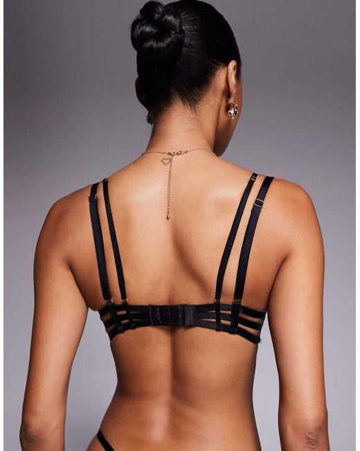 Ann Summers Black Sultry Siren Non Padded Plunge