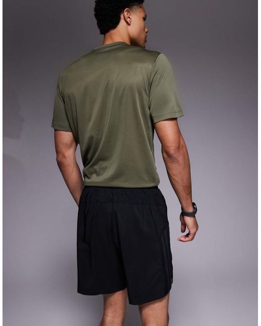 Adidas Originals Black Adidas Training Shorts With Three Stripes for men