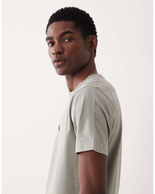Abercrombie & Fitch Gray Icon Logo Everyday Essential T-shirt for men