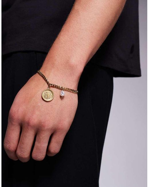Bracciale Da Festival di ASOS in Black da Uomo