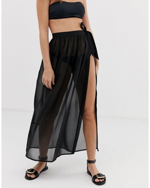 maxi chiffon beach sarong