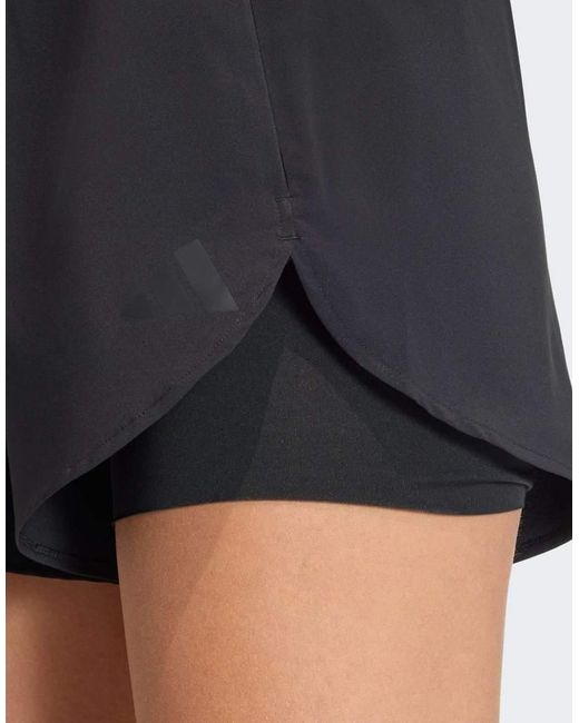 Adidas Originals Black D4T Workout Go To 2In1 Shorts