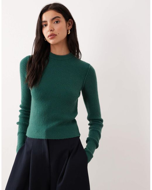 Free People Green Even After Pullover
