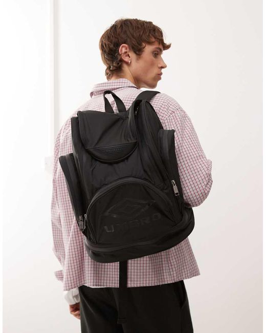 Umbro Gray Classic Retro Italia Backpack for men