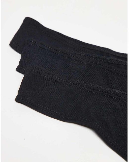 Lindex Black Nellie 3 Pack Thong