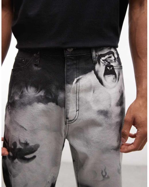 Xlarge Multicolor Meditation All Over Print Pants for men