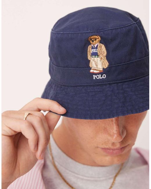 Cappello Da Pescatore di Polo Ralph Lauren in Blue da Uomo