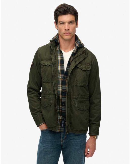 Superdry Green M65 Military Jacket for men