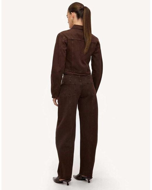 Loavies Brown Walk Slow, Glow Bright Wide Jeans