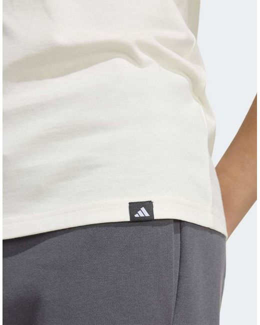 Adidas Originals White Summer Slide Graphic T-Shirt2