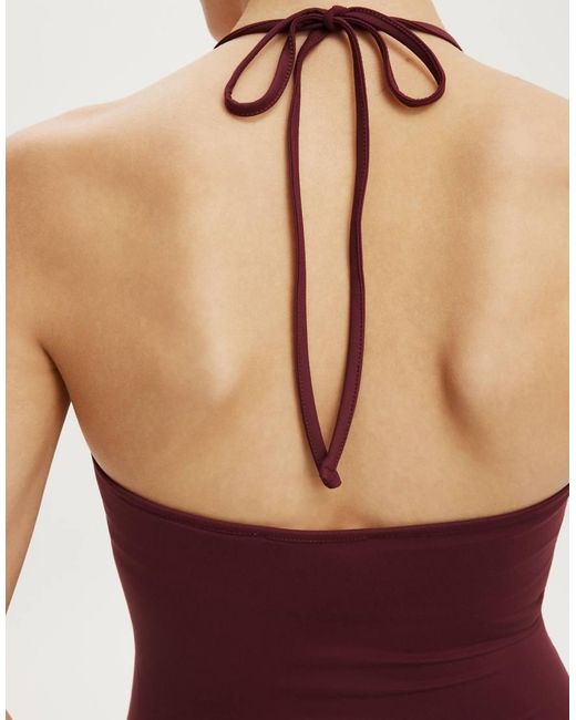 Cotton On Blue Hold Me Tie Halter