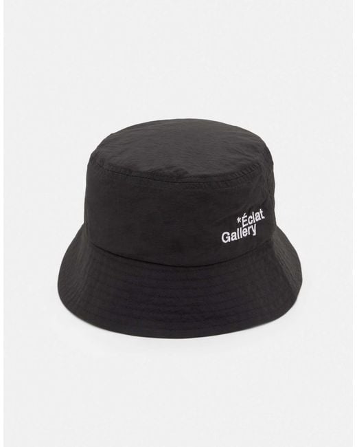 Pull&Bear – technical – anglerhut in Black für Herren
