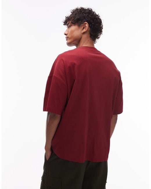 Carhartt Red Work Pocket Boxy Oversized T-shirt for men