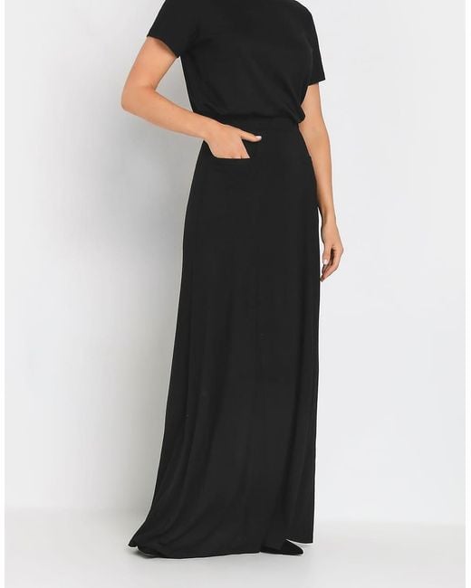 Long Tall Sally Black Fit & Flare Maxi Skirt