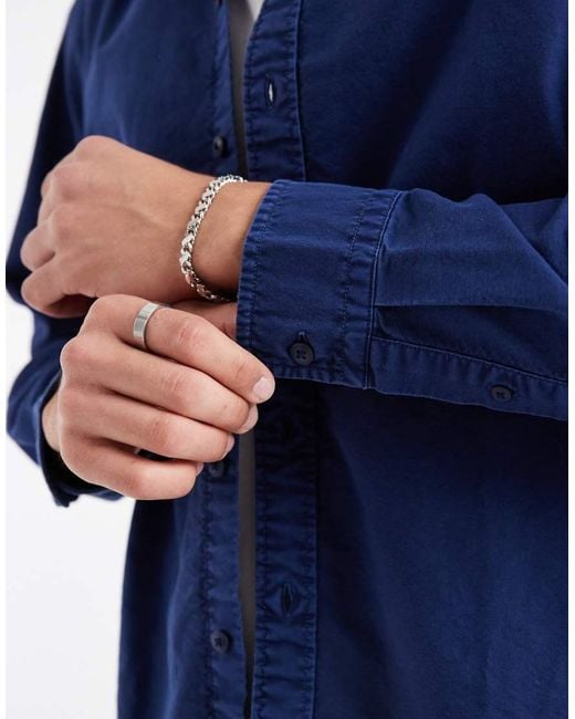 Levi's Blue Authentic Button Down Shirt for men