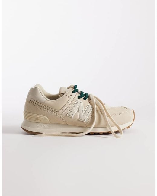 New Balance Natural 574 Double Lace Trainers