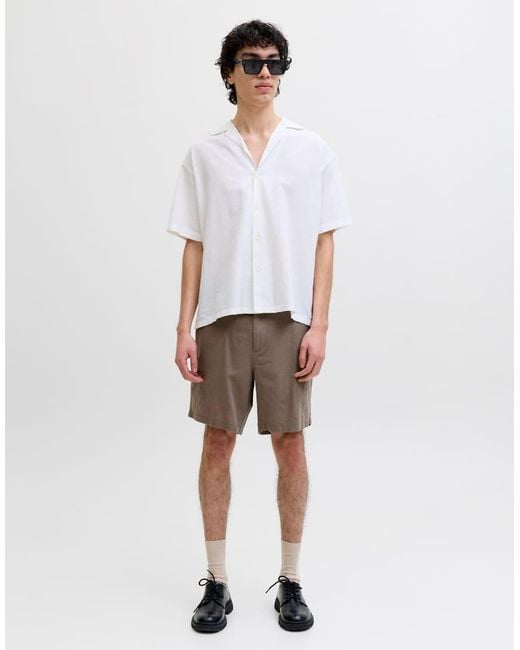 Jack & Jones Gray Chino Shorts for men