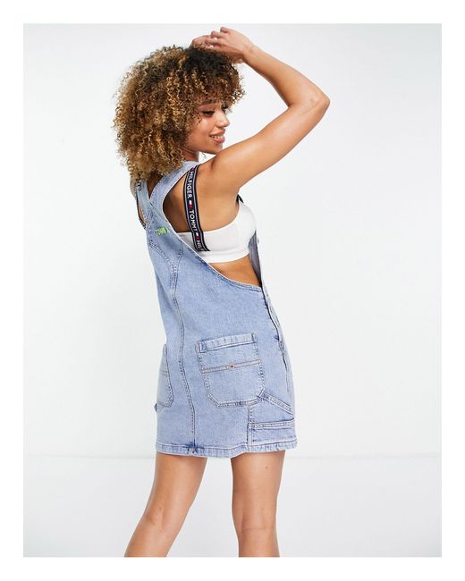 Tommy Hilfiger Cargo Dungaree Dress in 