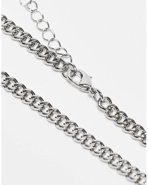 FADED FUTURE – 2er-pack kettenarmbänder in White für Herren