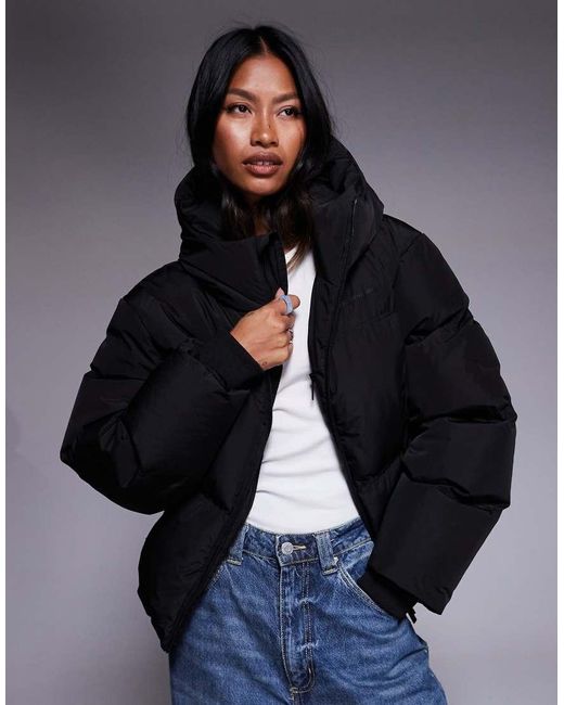 Good For Nothing Blue Hooded Puffer Jacket