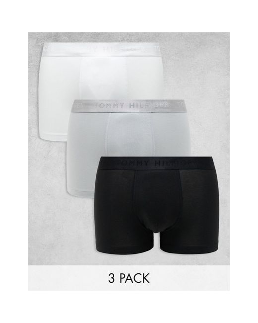 Tommy Hilfiger White Everyday Luxe 3-pack Trunks for men