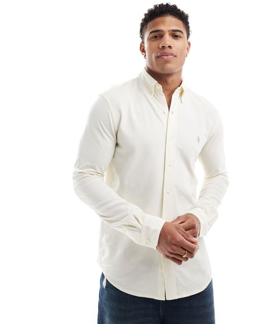 Polo Ralph Lauren – pikee-hemd in White für Herren