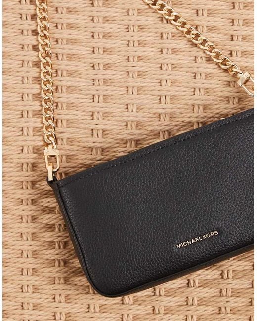 Michael Kors Black Bryant Small Crossbody Pouchette Bag