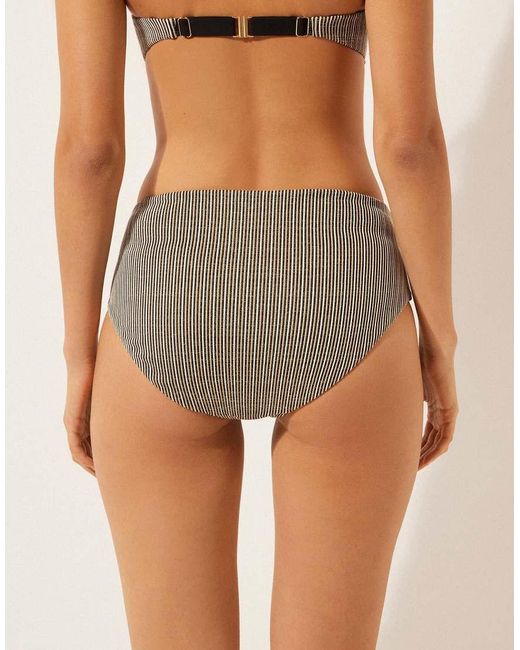 Calzedonia Metallic Golden Stripes