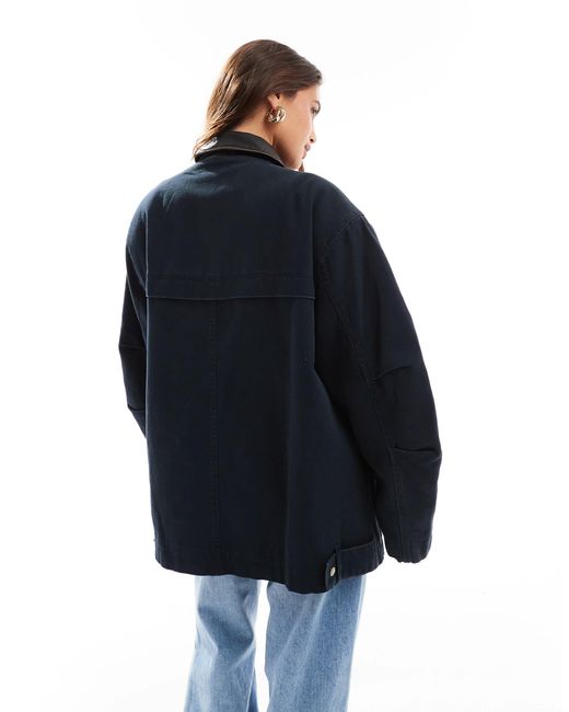 ASOS Blue – oversize-stalljacke