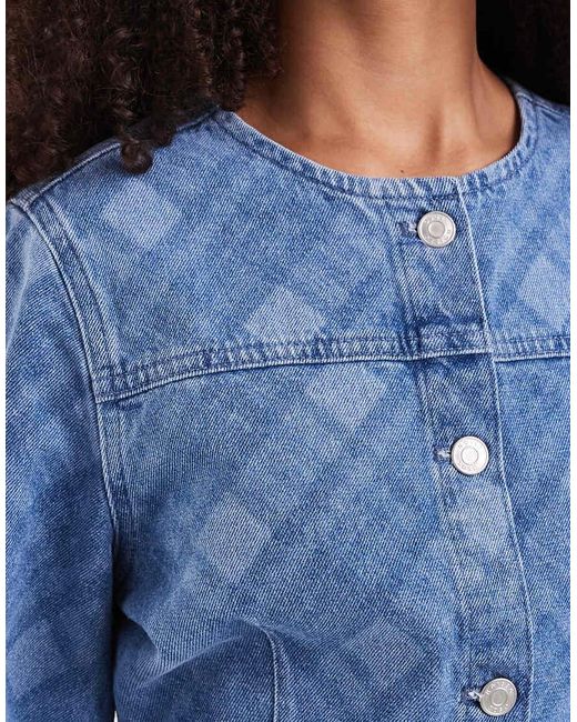 ASOS Blue Long Sleeve Denim Jacket