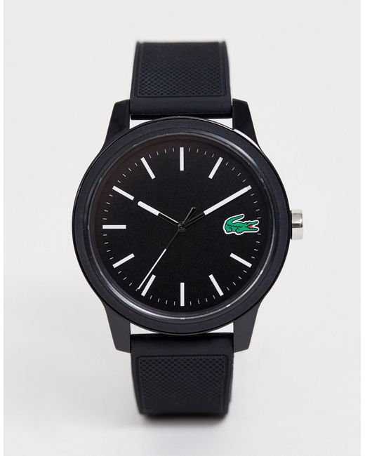 black lacoste watch