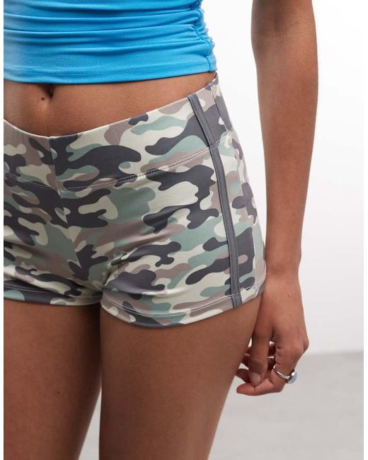 Collusion Blue Booty Short Co Ord