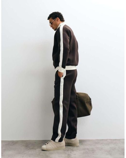 ASOS White Straight Leg Trackies for men