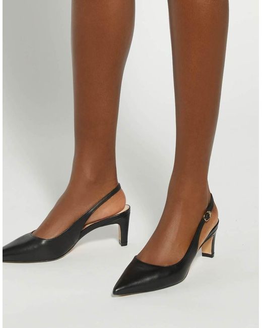 Dune Black Connection Slingbacks