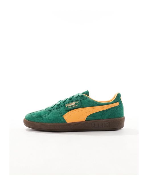 Puma Palermo Special trainers in pink and green, ASOS