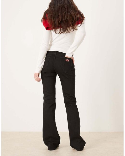 Wrangler Black Flare Jeans