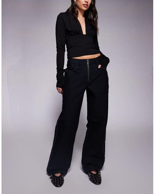 Deus Ex Machina Black Allusions Denim Jeans