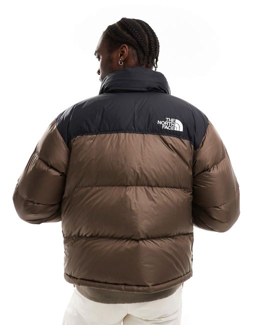 The North Face Brown Retro Nuptse Puffer Jacket for men