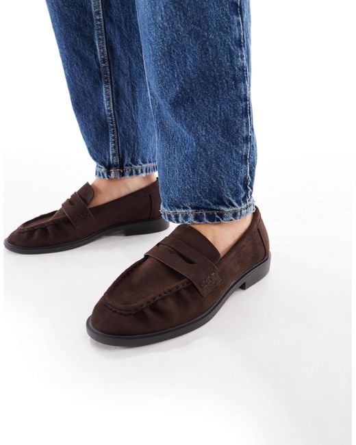 SEQWL Blue Hershe Ruched Loafers