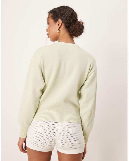 ASOS Natural – strickjacke