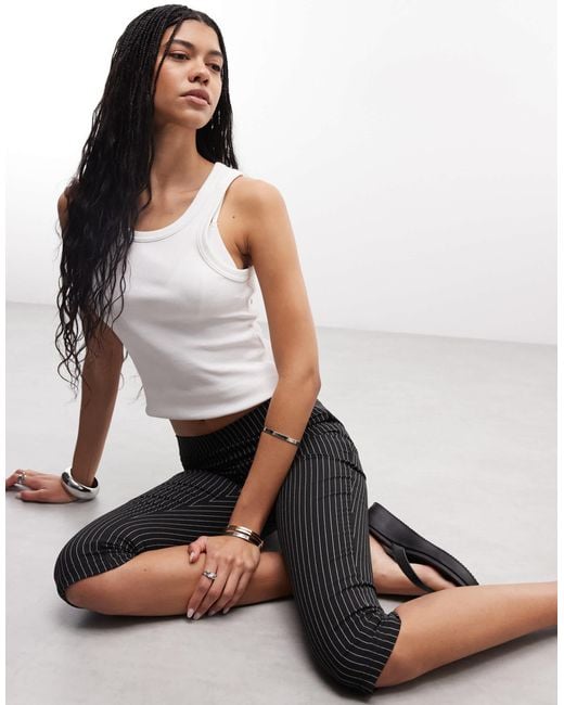 Collusion Black Tailored Capri