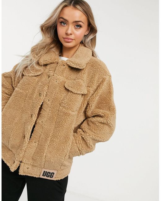 UGG Frankie Teddy Trucker Jacket | Lyst