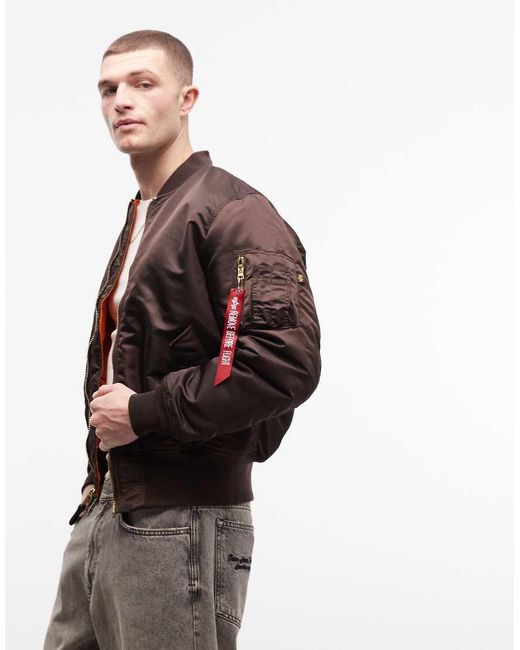 Alpha Industries Brown Bomber Jacket