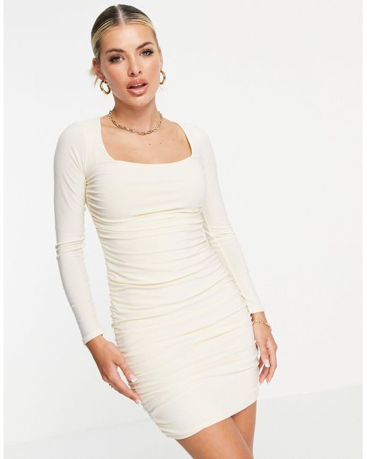 Club l top ruched dress