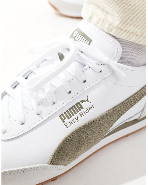 PUMA White Easy Rider Trainers for men